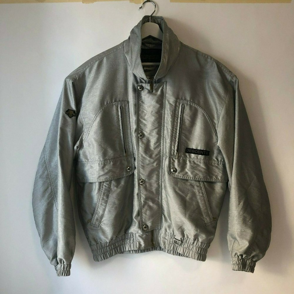 Vintage Descente Ski Jacket Jacket Shiny Chrome